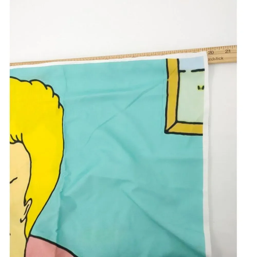 MTV Beavis and Butt-Head Poster Wall Art TV Show Cartoon Fabric Tapestry Idiocy